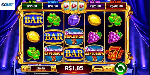 Jogue Diamond Explosion 7s no 1XBet Casino 